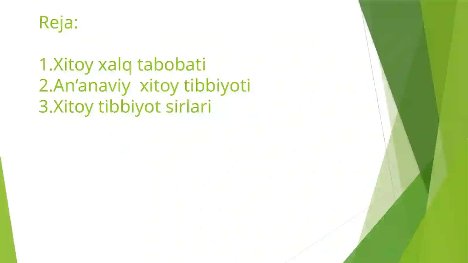 Xitoy xalq tabobati asoslari 2