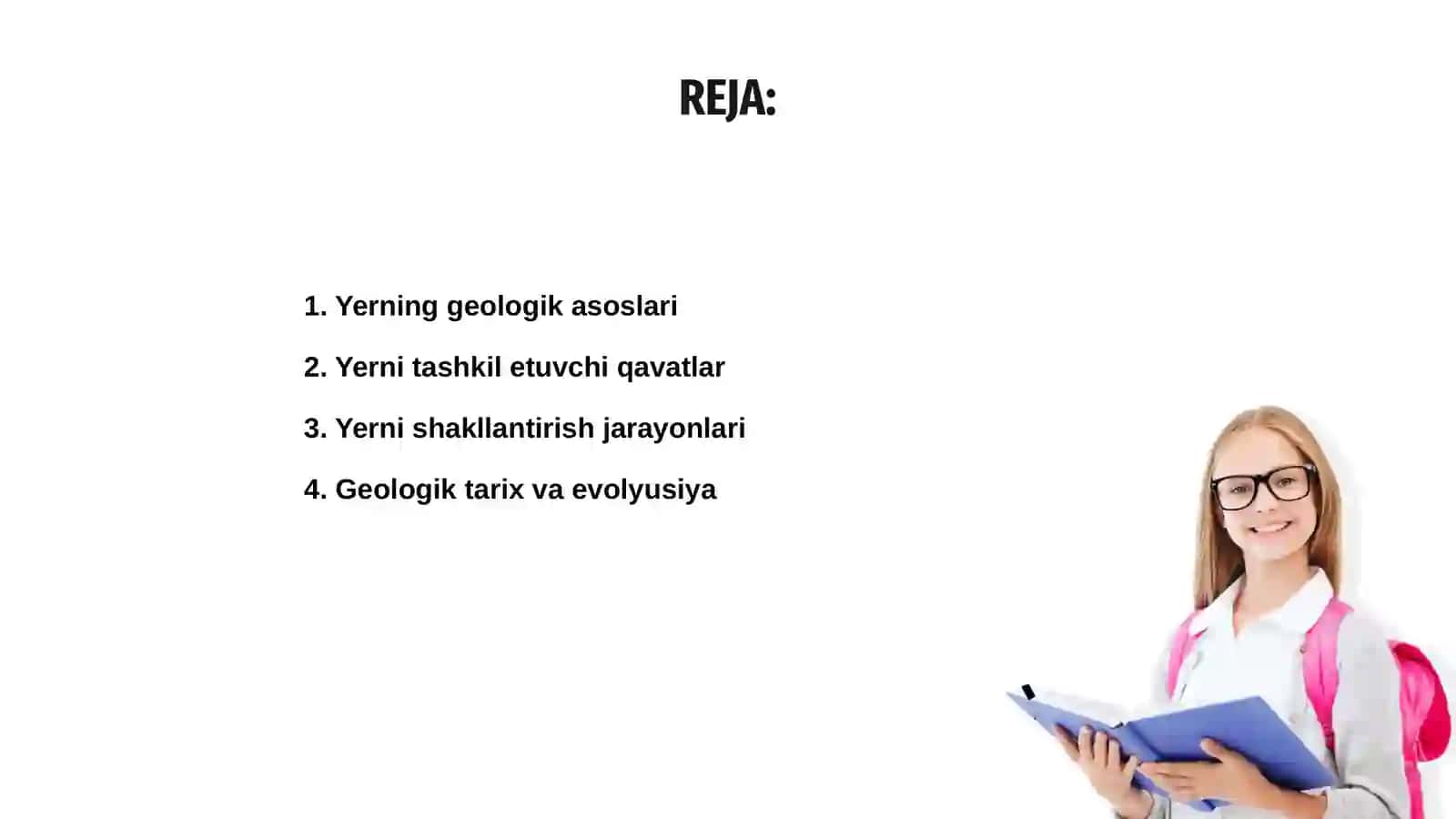 Yerning geologik taraqqiyoti va uning boʻlinishi 2