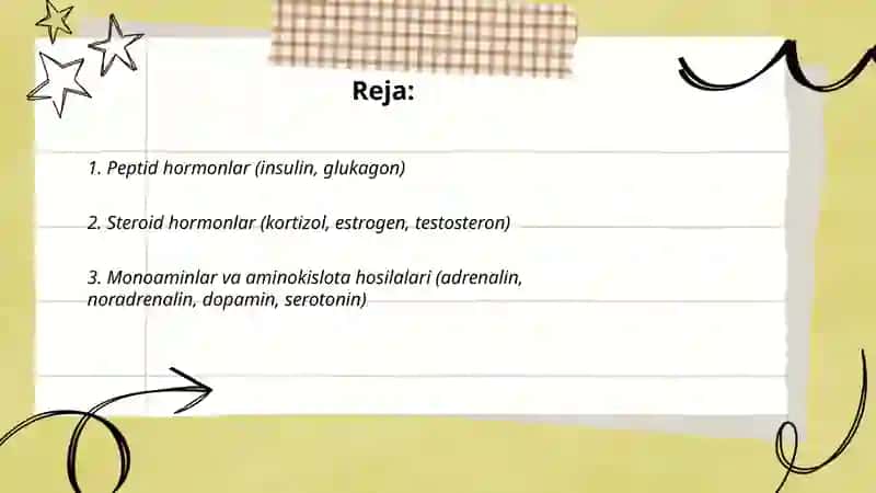 Hujayraning yuqori fiziologik faol moddalari 2