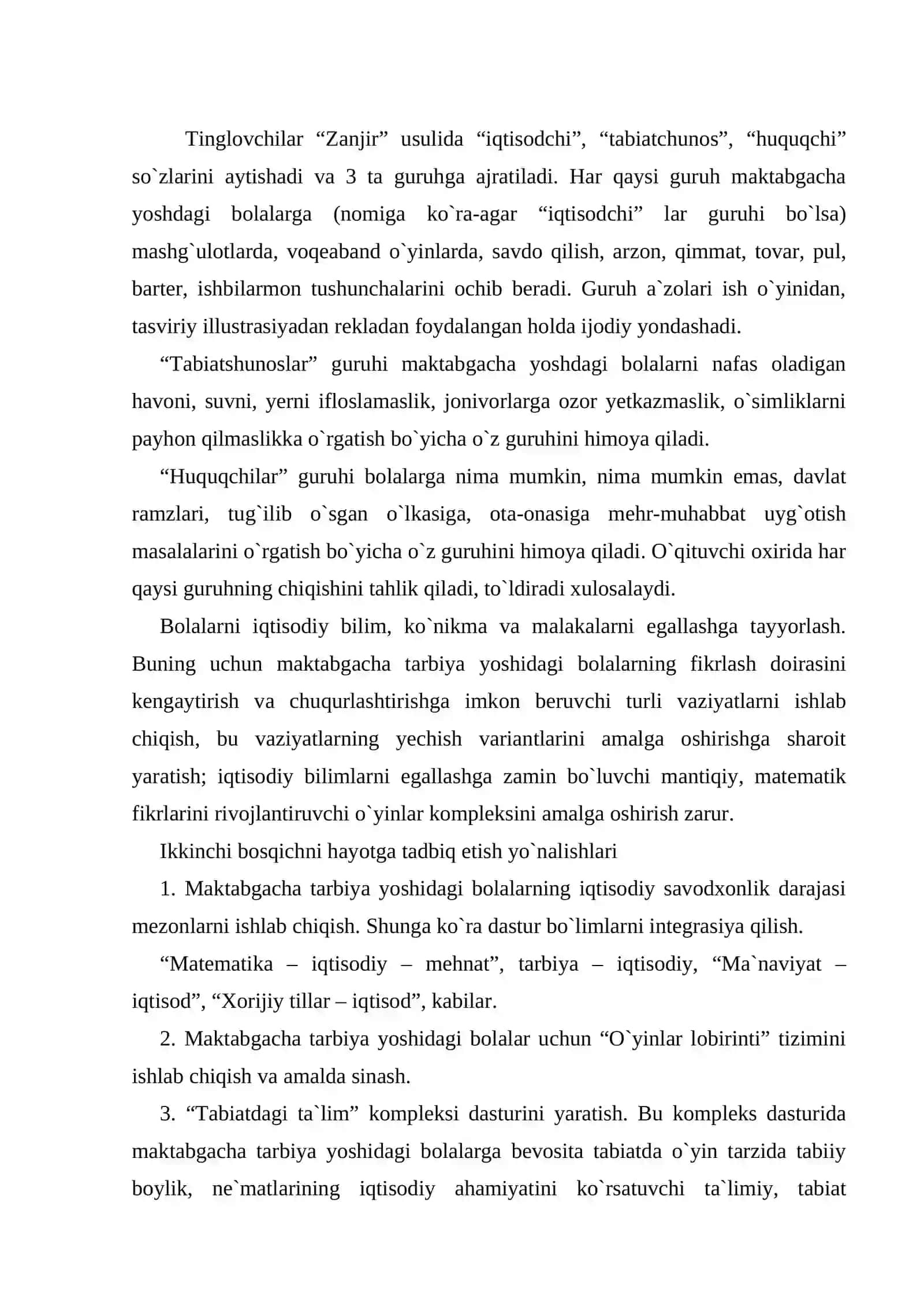 Maktabgacha ta’lim tashkilotlarida iqtisodiy tarbiyani tashkil qilish 2