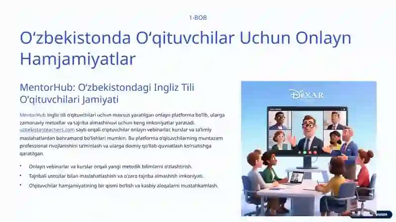 Oʻqituvchilarga yordam beruvchi zamonaviy platformalar va xizmatlar 2