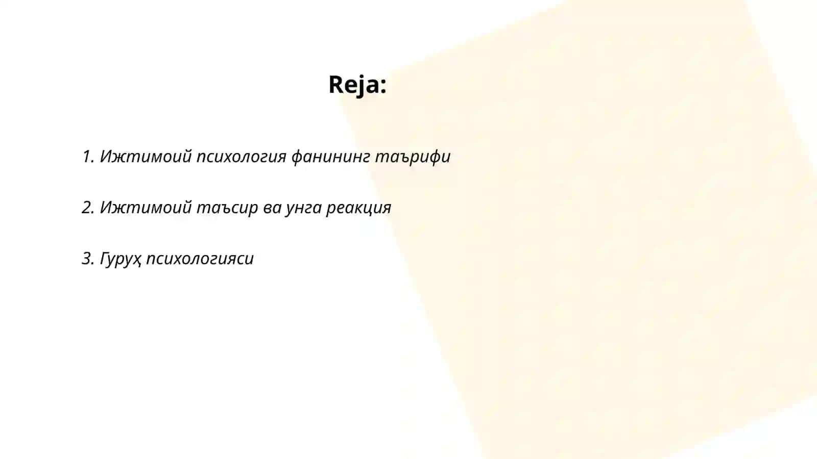 Ижтимоий психологиянинг асосий хусусиятлари 2