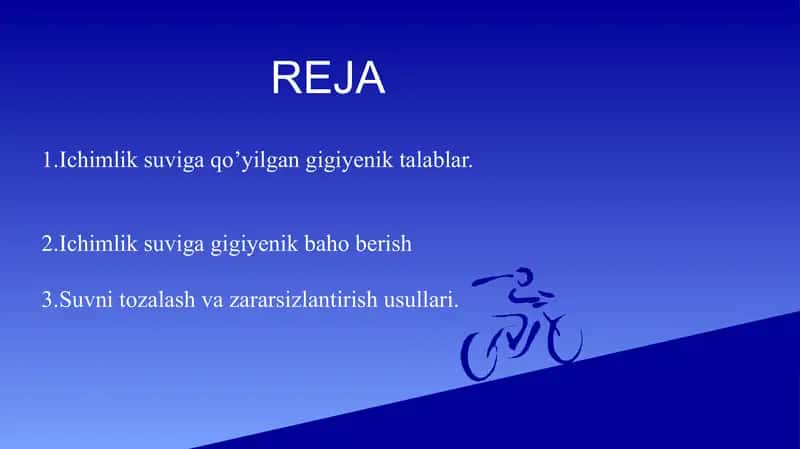 Ichimlik suvi sifatini yaxshilashning asosiy usullari 2