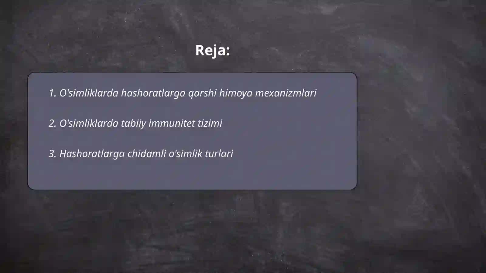Oʻsimliklarning hashoratlardagi imunitet xususiyatlari 2