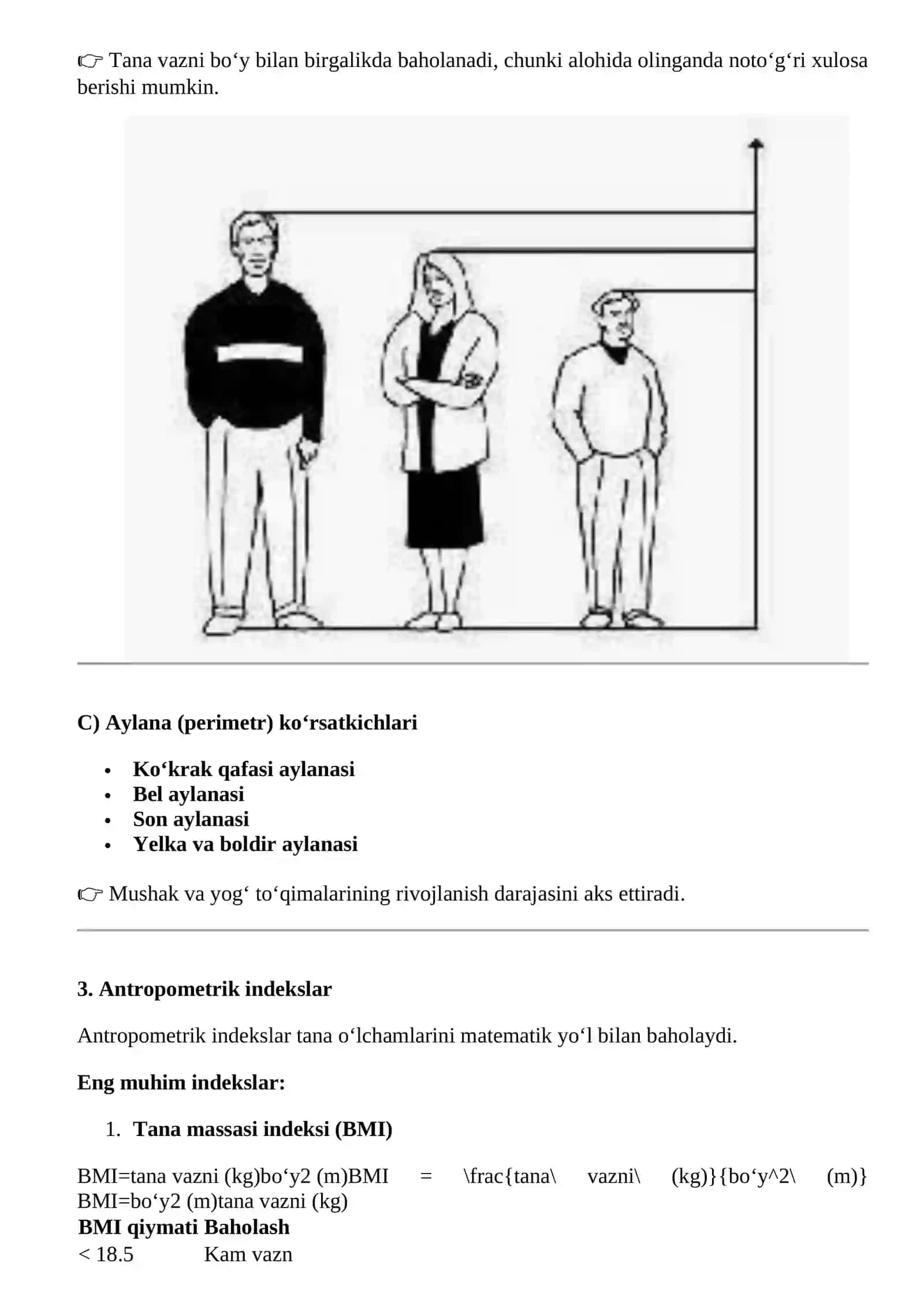 Antropometrik ko`rsatkichlar 2