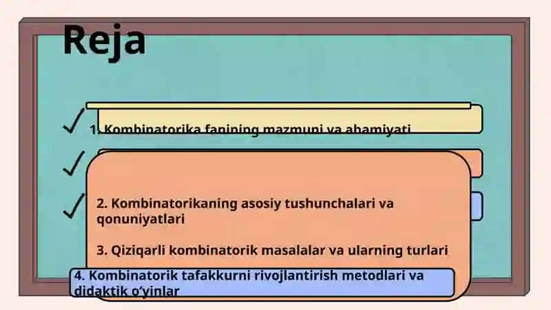 Qiziqarli Kombinatorika 2