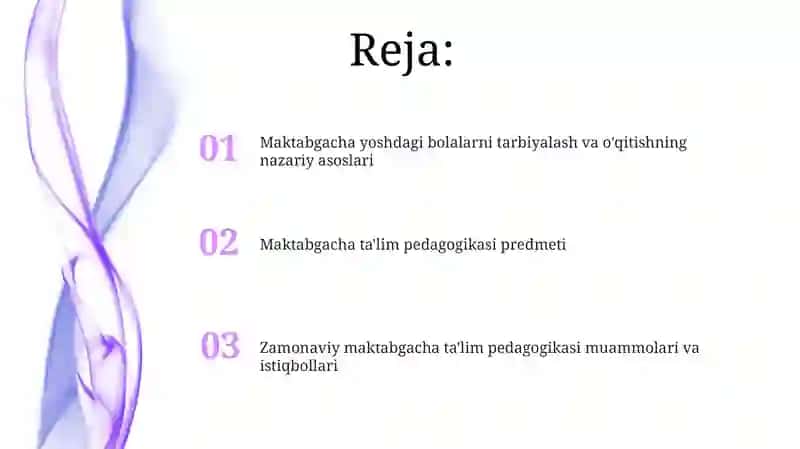 Maktabgacha ta'lim pedagogikasi 2