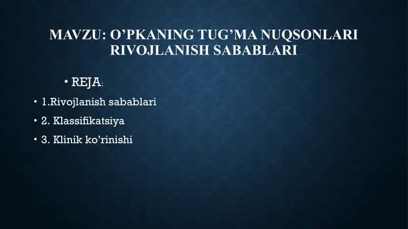 Rahimjonov Ozodbekning "Bolalar kasalliklari propedevtikasi" fanidan tayyorlagan mustaqil ish 2