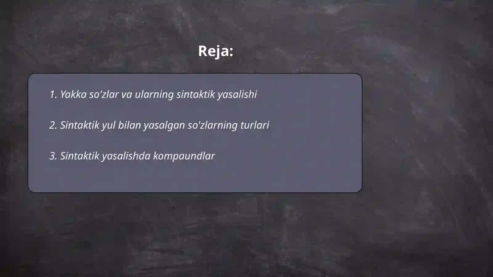 Terminlarning sintaktik (kompozitsiya)yo'li bilan yasalishi 2