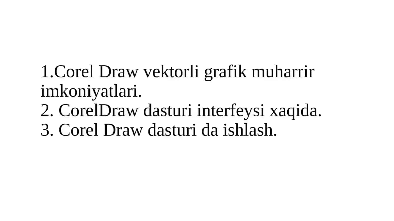 Corel Draw 2