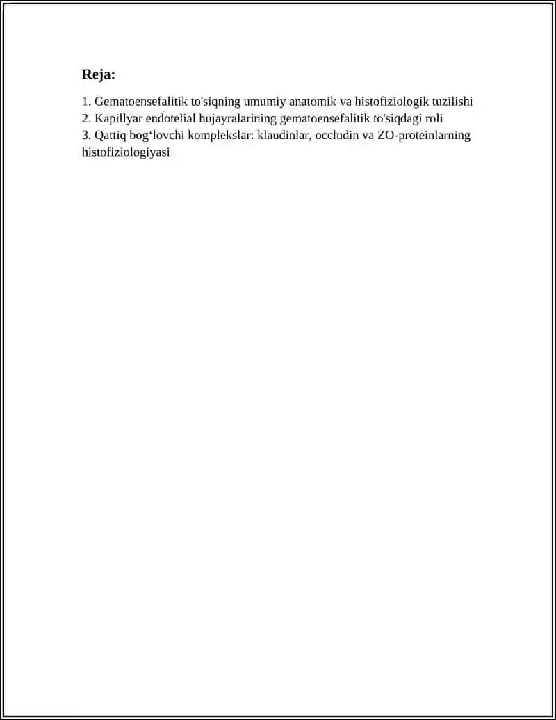 GEMATOENSEFALITIK TO'SIQ GISTOFIZIOLOGIYASI 2
