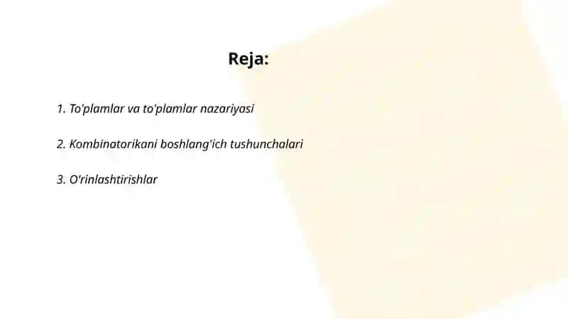 Kombinatorika elementlari 2