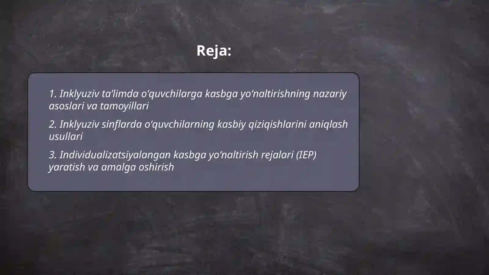 Inklyuziv taʼlimda oʻquvchilarga kasbga yoʻnaltirish masalasi 2