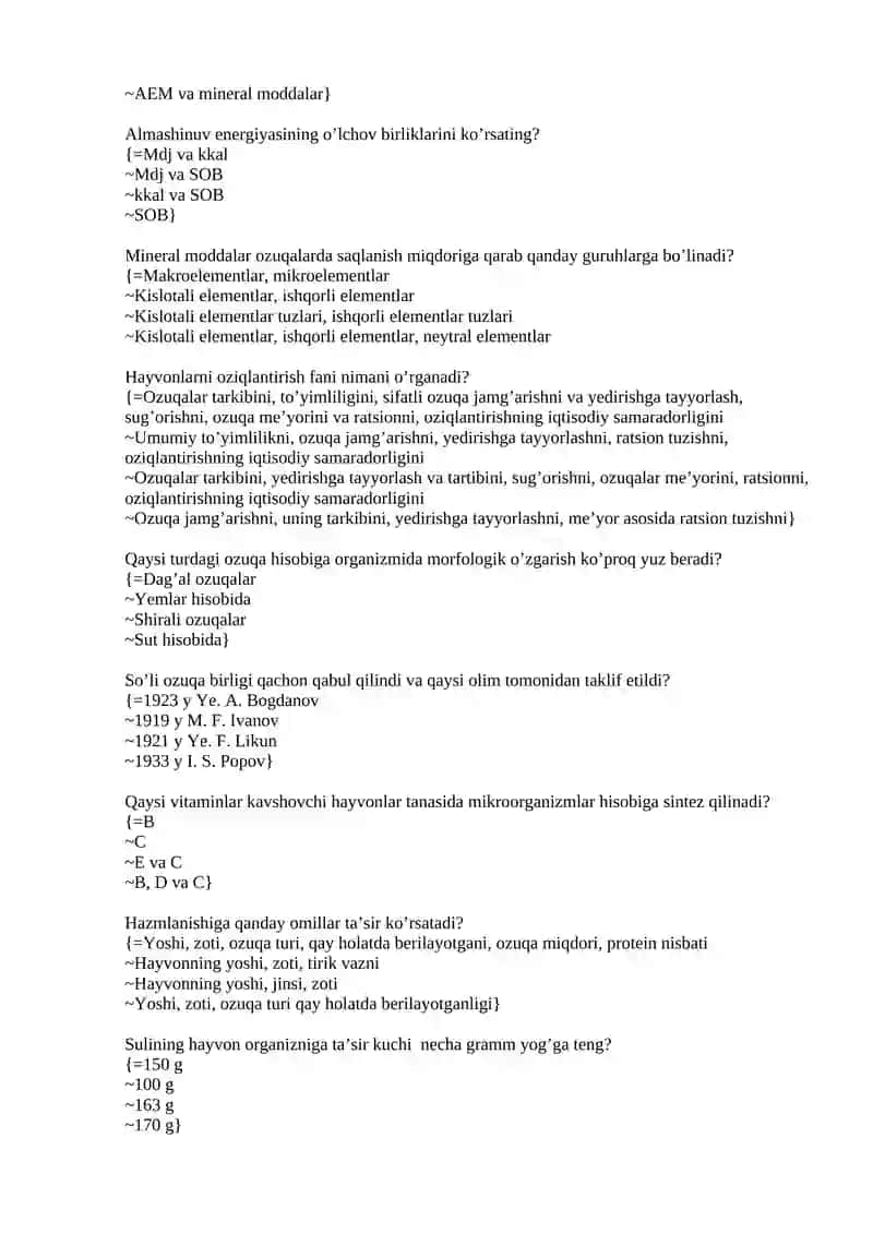 Kletchatka qanday organik moddaga kiradi? 2