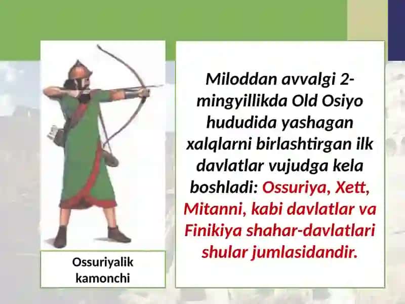 Old Osiyo davlatlari va ularning qo‘shnilari 2