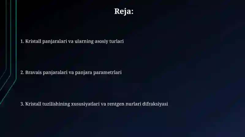 Kristall panjara turlari 2
