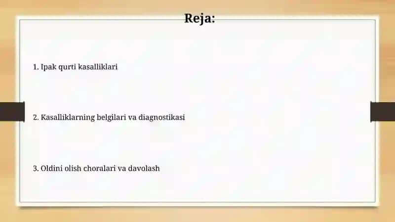 Tut ipak qurti kassalliklari va ularni oldini olish choralari 2
