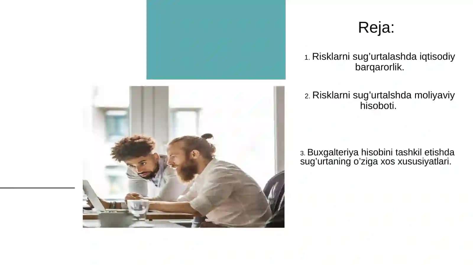Risklarni sug’urtalashning iqtisodiy ahmijoti 2
