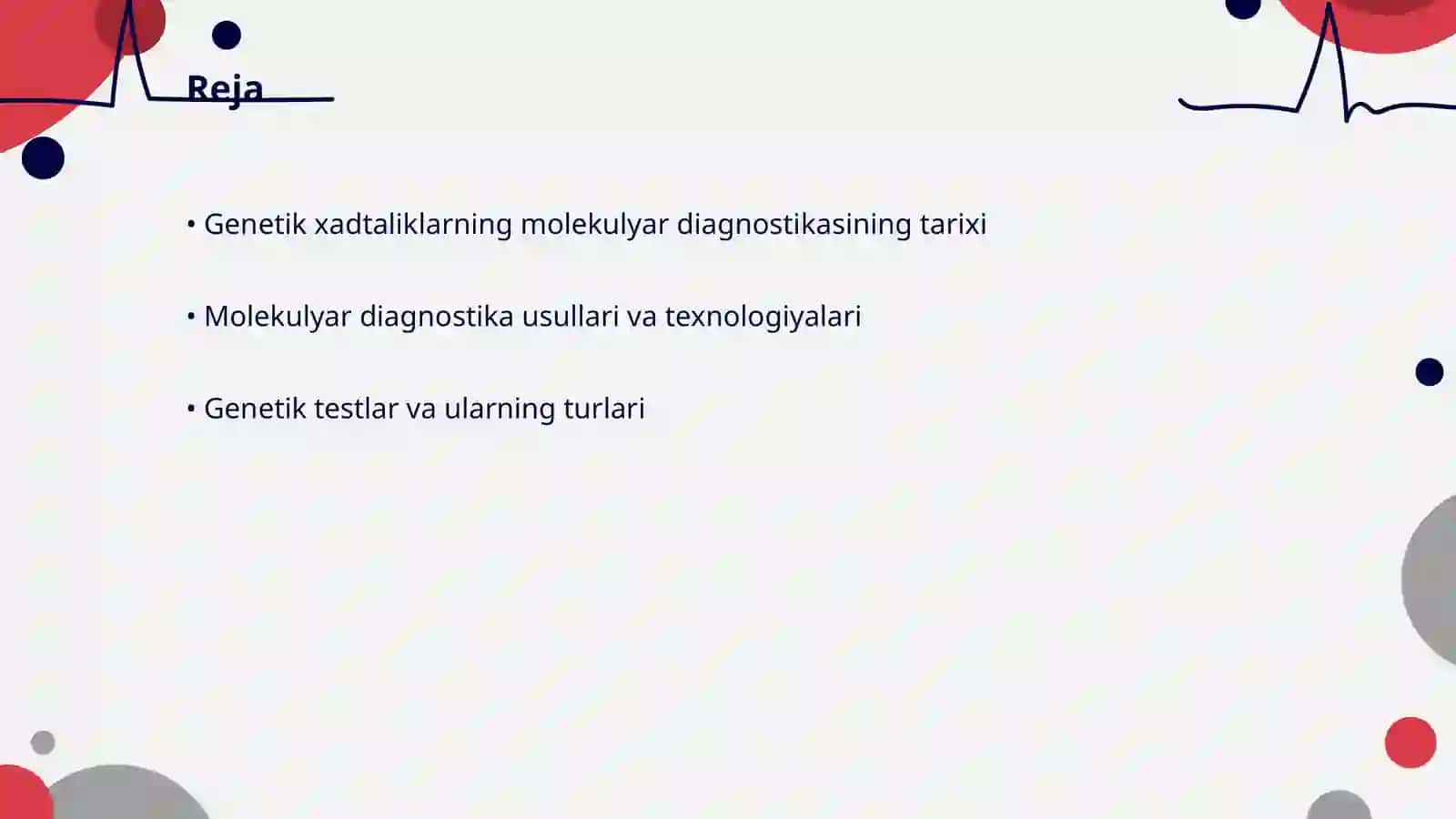 Genetik kattaliklarning molekulyar diagnostikasi asoslari 2