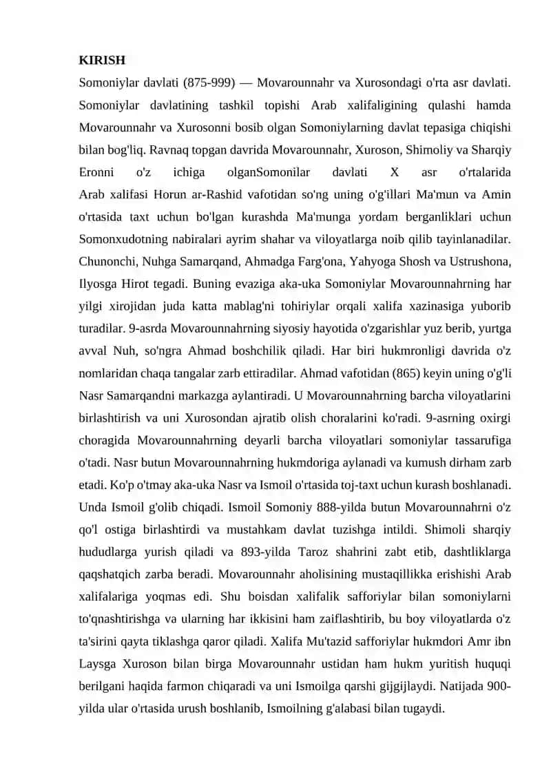 Somoniylarning davlat boshqaruvi va mudofaa tizimi 2