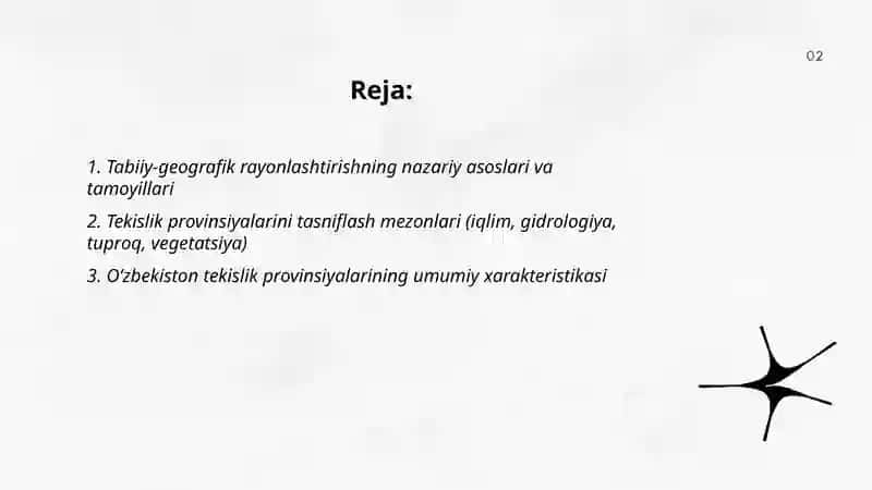 Tabiiy-geografik rayonlashtirish 2