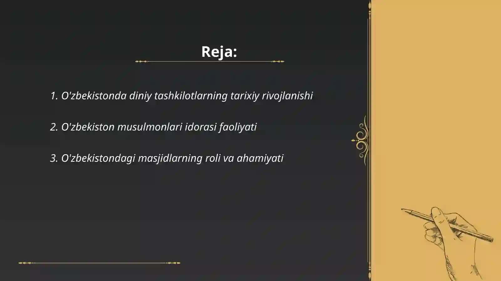 O'zbekistonda faoliyat yurutuvchi diniy tashkilotlar 2