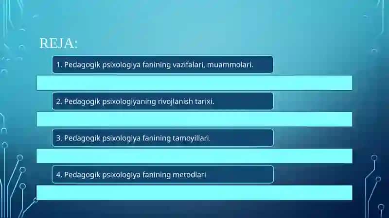 Pedagogik Psixologiya Fanining Maqsad va Vazifalari 2