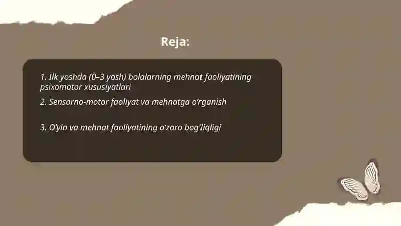Ilk yoshdagi bolalar mehnat faoliyatining xususiyatlari 2