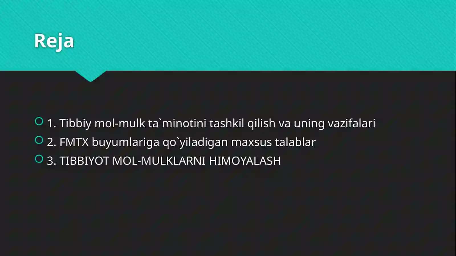 FUQАRО MUHОFАZАSI TIBBIYOT ХIZMАTI TUZILMАLАRINI VА MUАSSАSАLАRINI  MОL-MULKLАR BILАN TА’MINLАSH VA MUHOFAZA QILISH 2