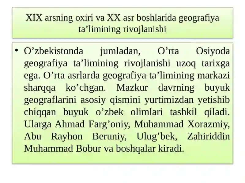 Turkiston jadidchiligi davrida geografiya fani va ta’limi 2