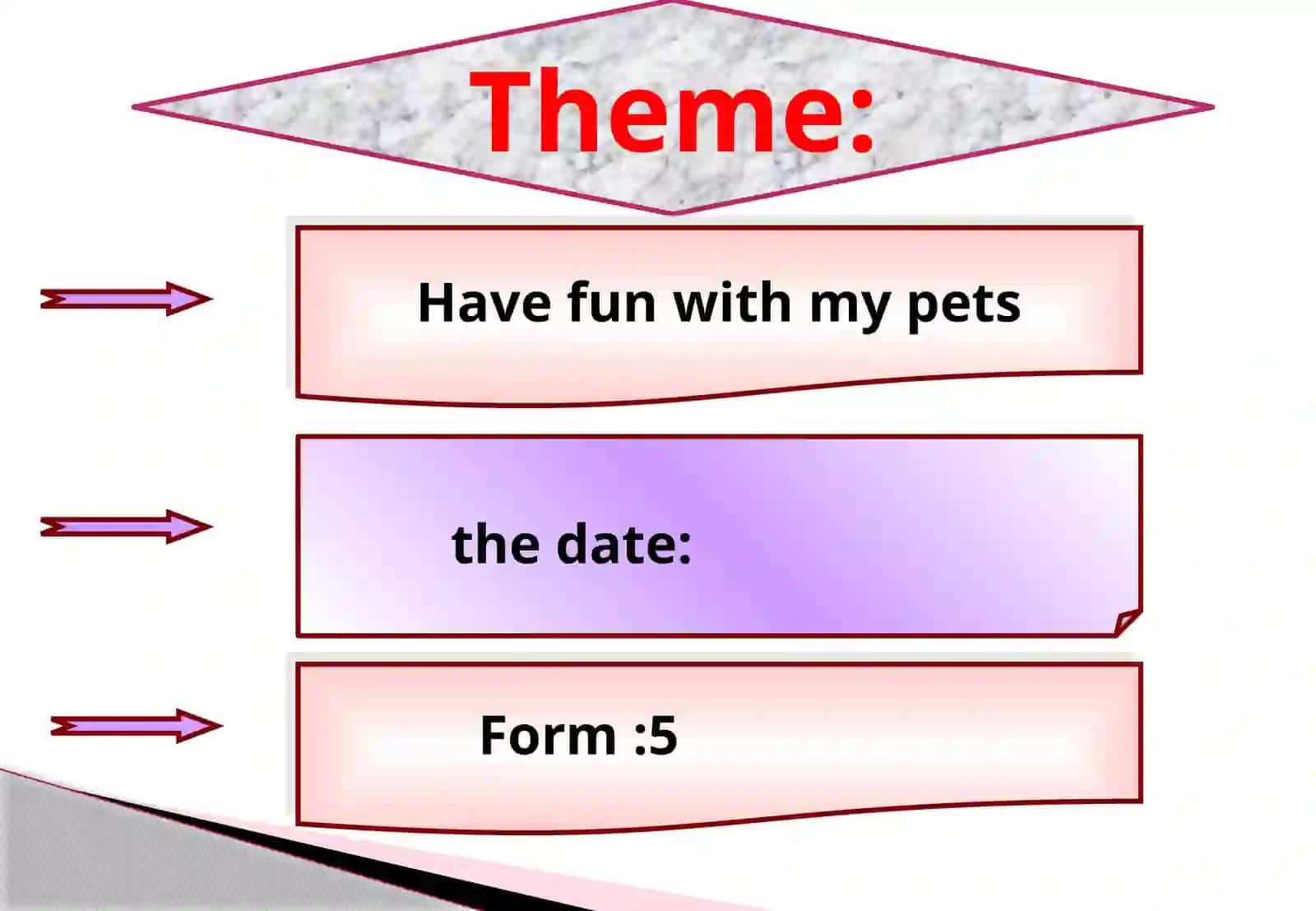 5-sinf Ingliz tili fanidan Have fun with my pets dars ishlanmasi 2