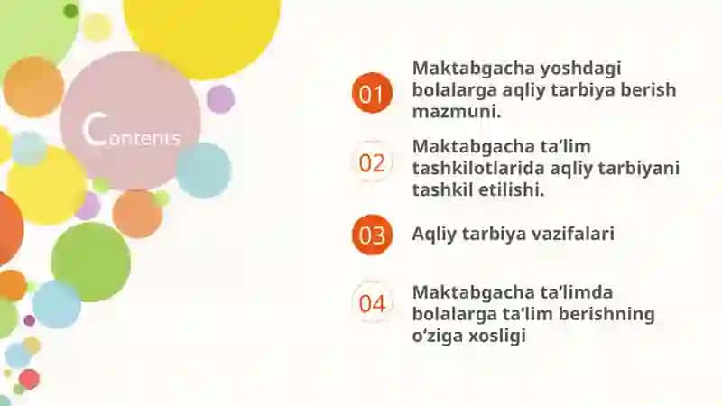 MAKTABGACHA YOSHDAGI BOLALARNI AQLIY TARBIYASI 2