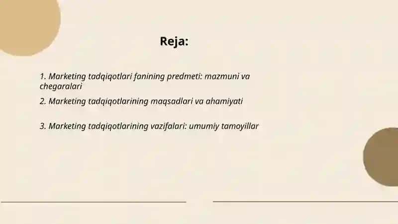 Marketing tadqiqotlari 2