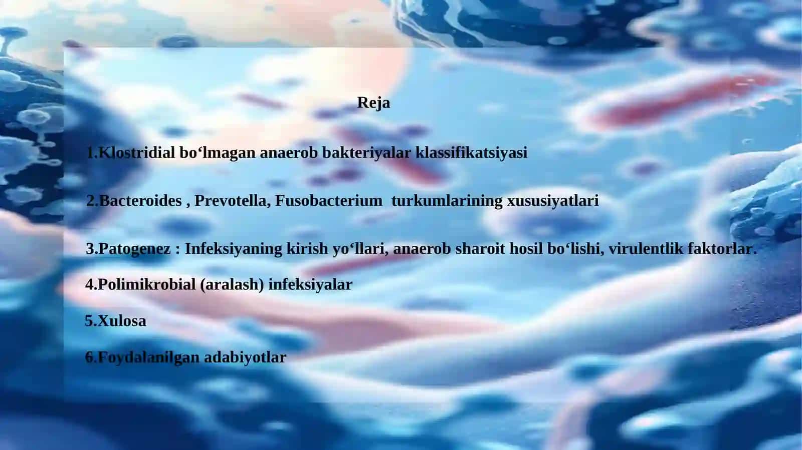 Patogen anaërob klostridial bo'lmagan infeksiya qo'zg'atuvchilari (Bacteroides, Prevotella, Fusobacterium) kasalliklari patogenezi 2