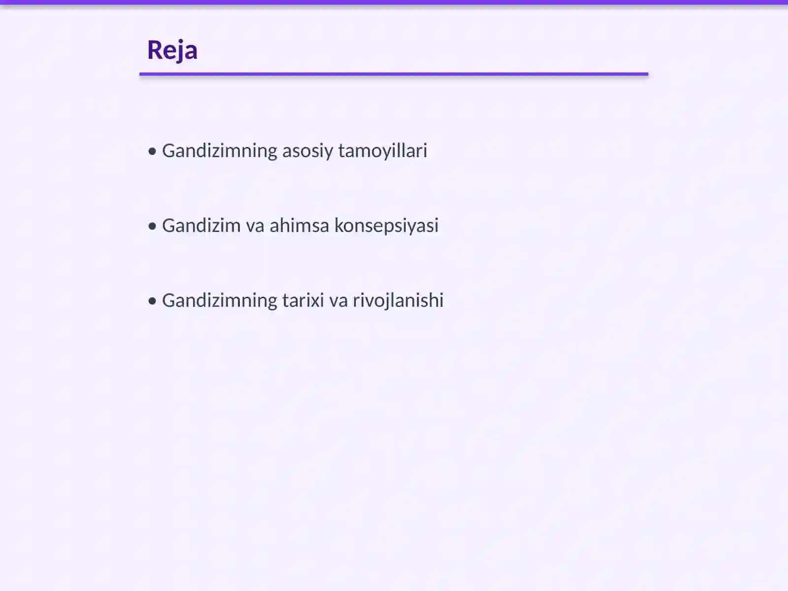 Gandizim ideologiyasi, uning evolyutsiyasi 2
