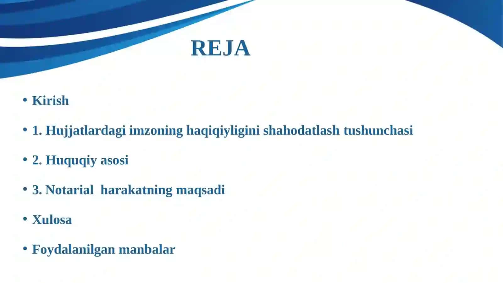 Hujjatlardagi imzoning haqiqiyligini shahodatlash 2