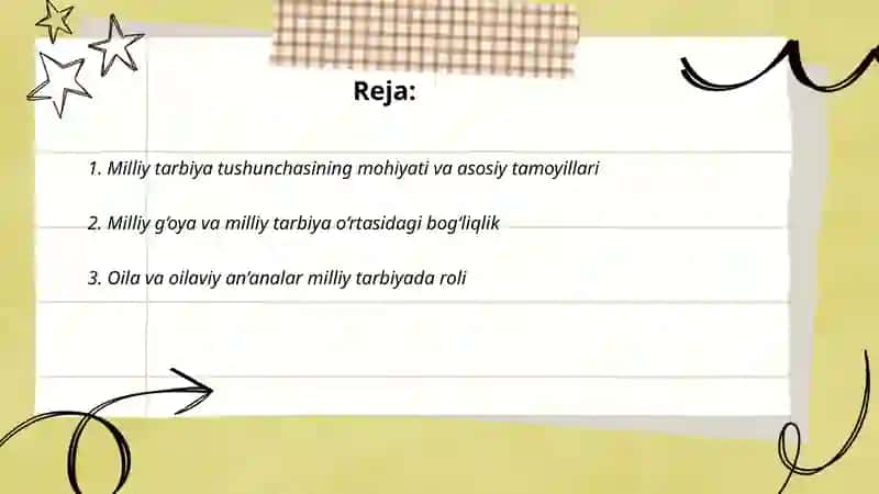 Milliy tarbiya tushumchasi 2