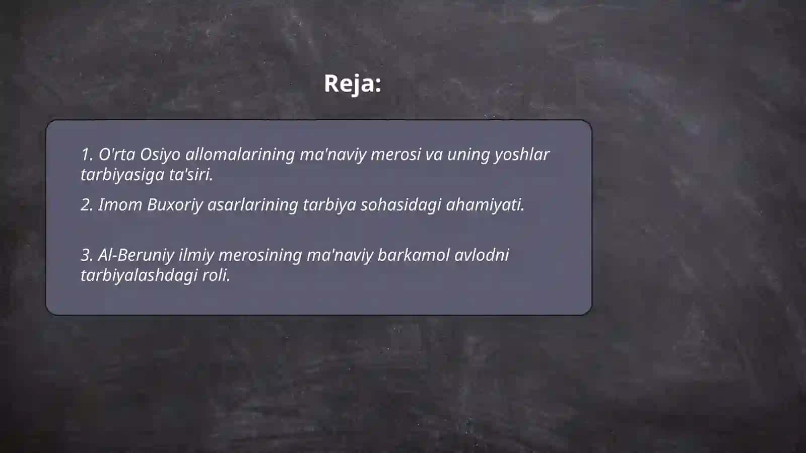 O'rta Osiyo Allomalarining Ilmiy Merosi 2