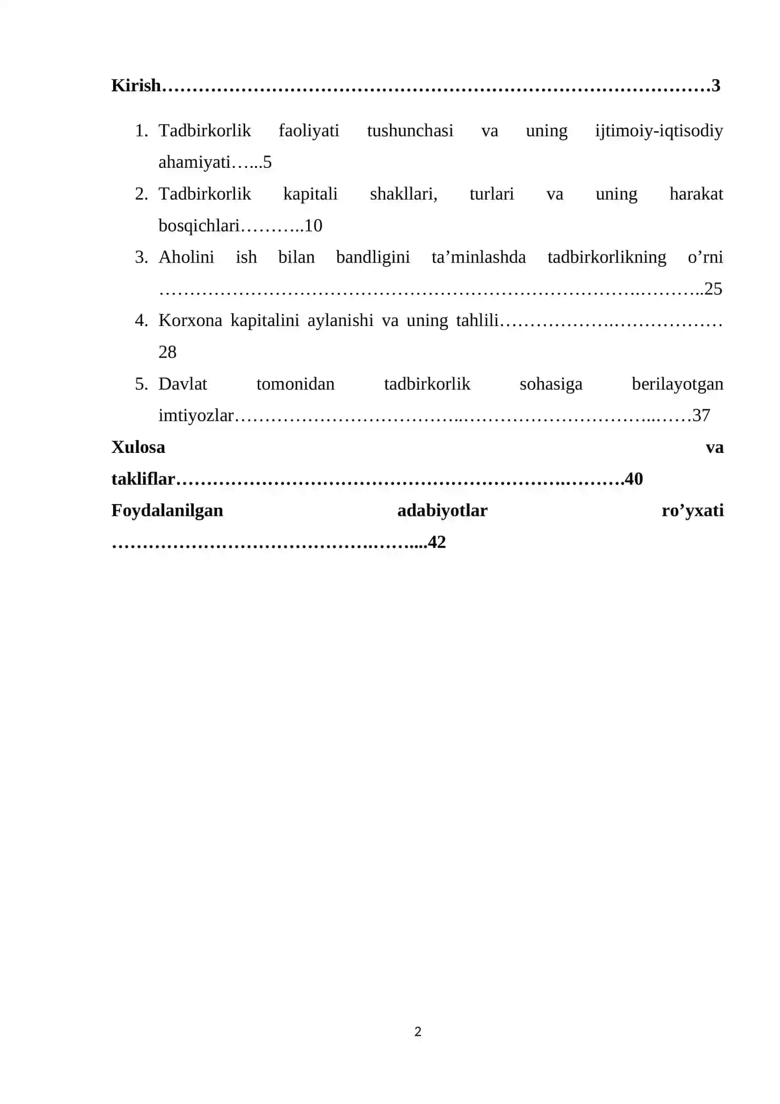 Tadbirkorlik kapitalining mohiyati va turlari 2