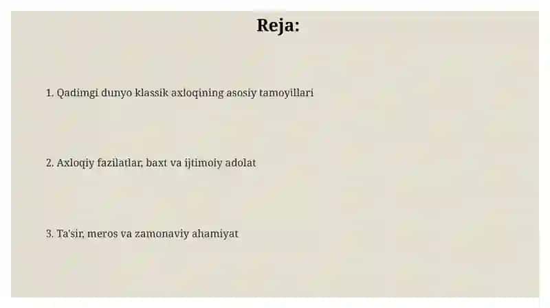 Qadimgidunyoningmumtozaxloqshunosligi 2