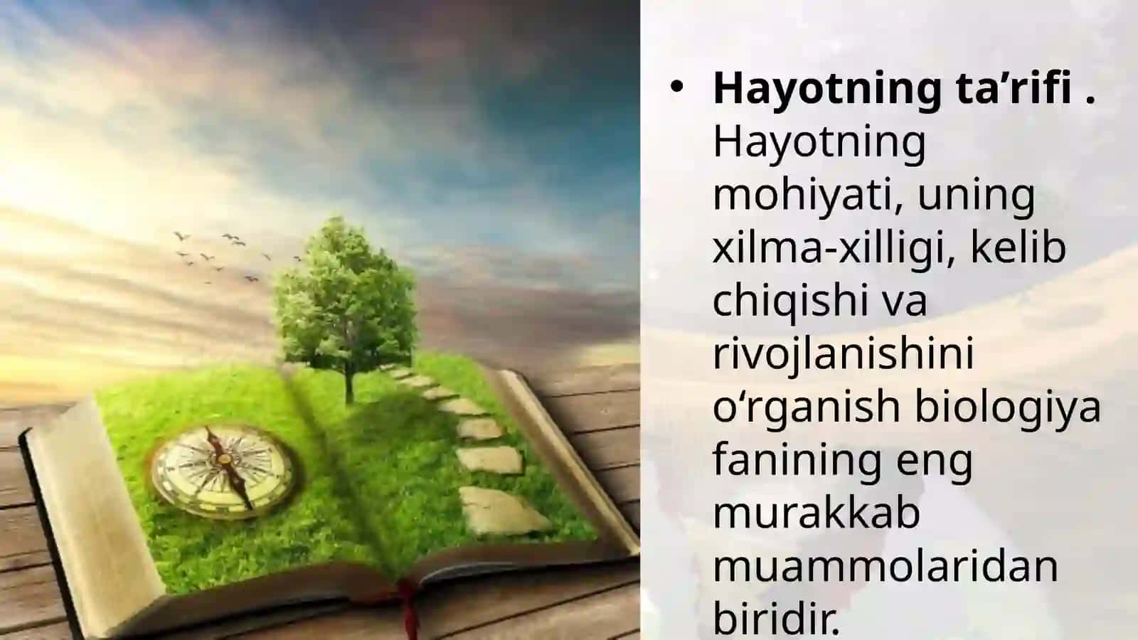 Hayotpaydobo'lishi haqidagi zamonaviy tasavvurlar 2