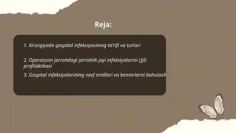 Xirurgiyada gospital infeksiyani profilaktikasi 2