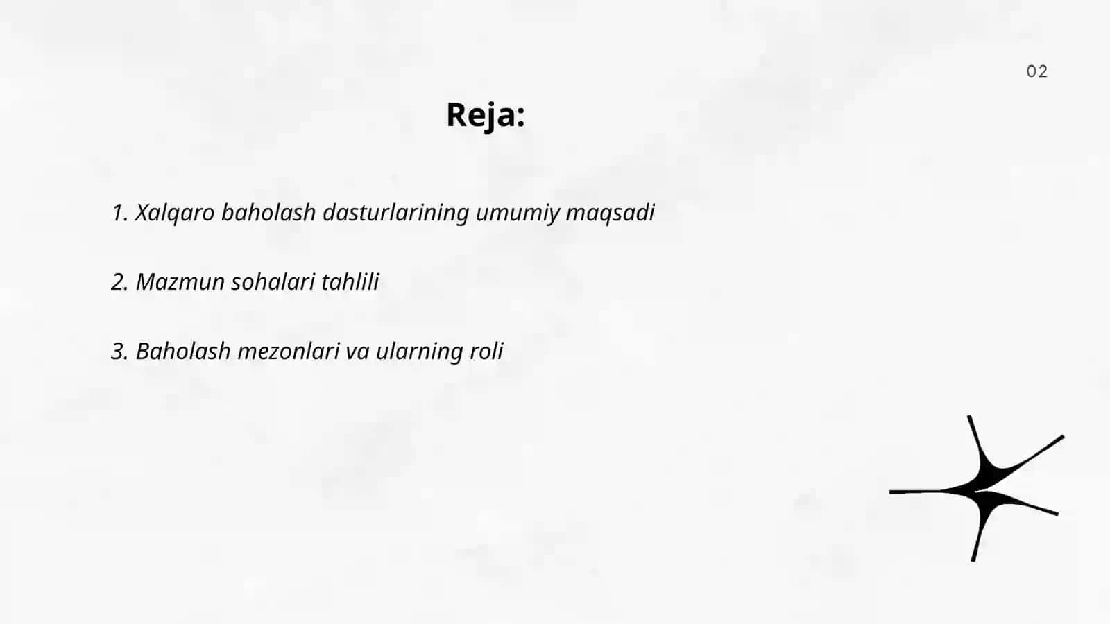 Xalqaro Baholash Dasturlari 2
