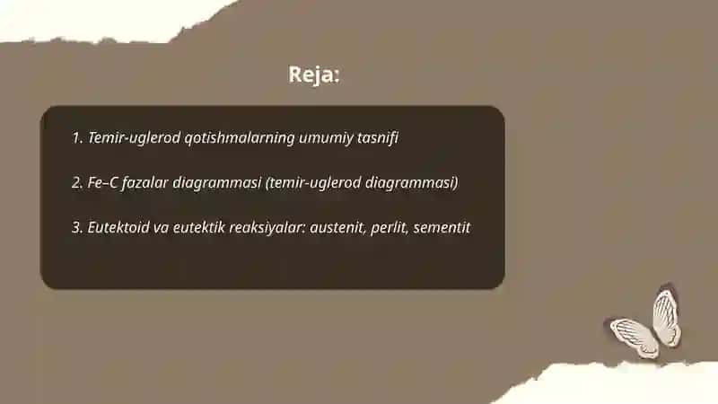Temir uglerodli qotishmalar 2