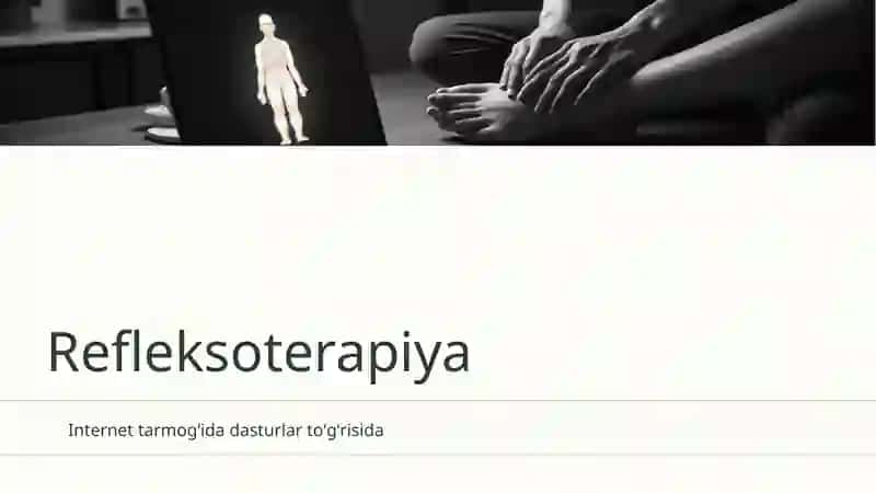 Internet tarmog‘ida refleksoterapiyaga oid dasturlar to‘g‘risida 2