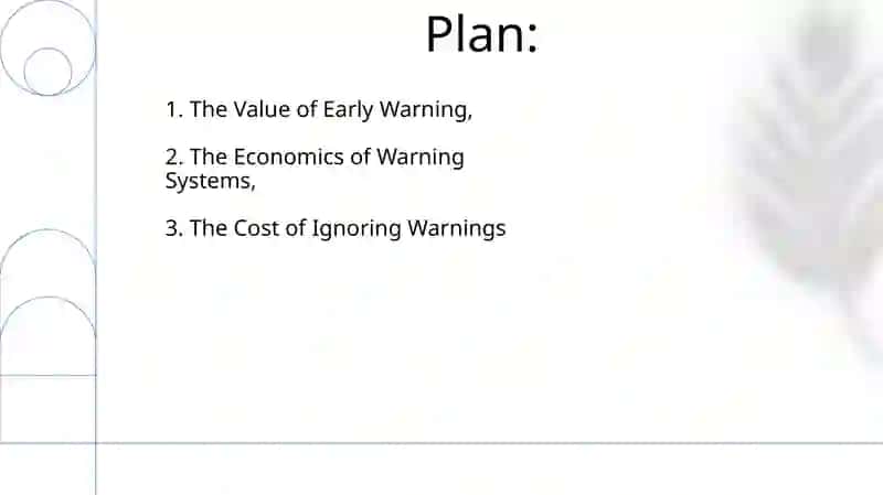 Giving warnings economics 2