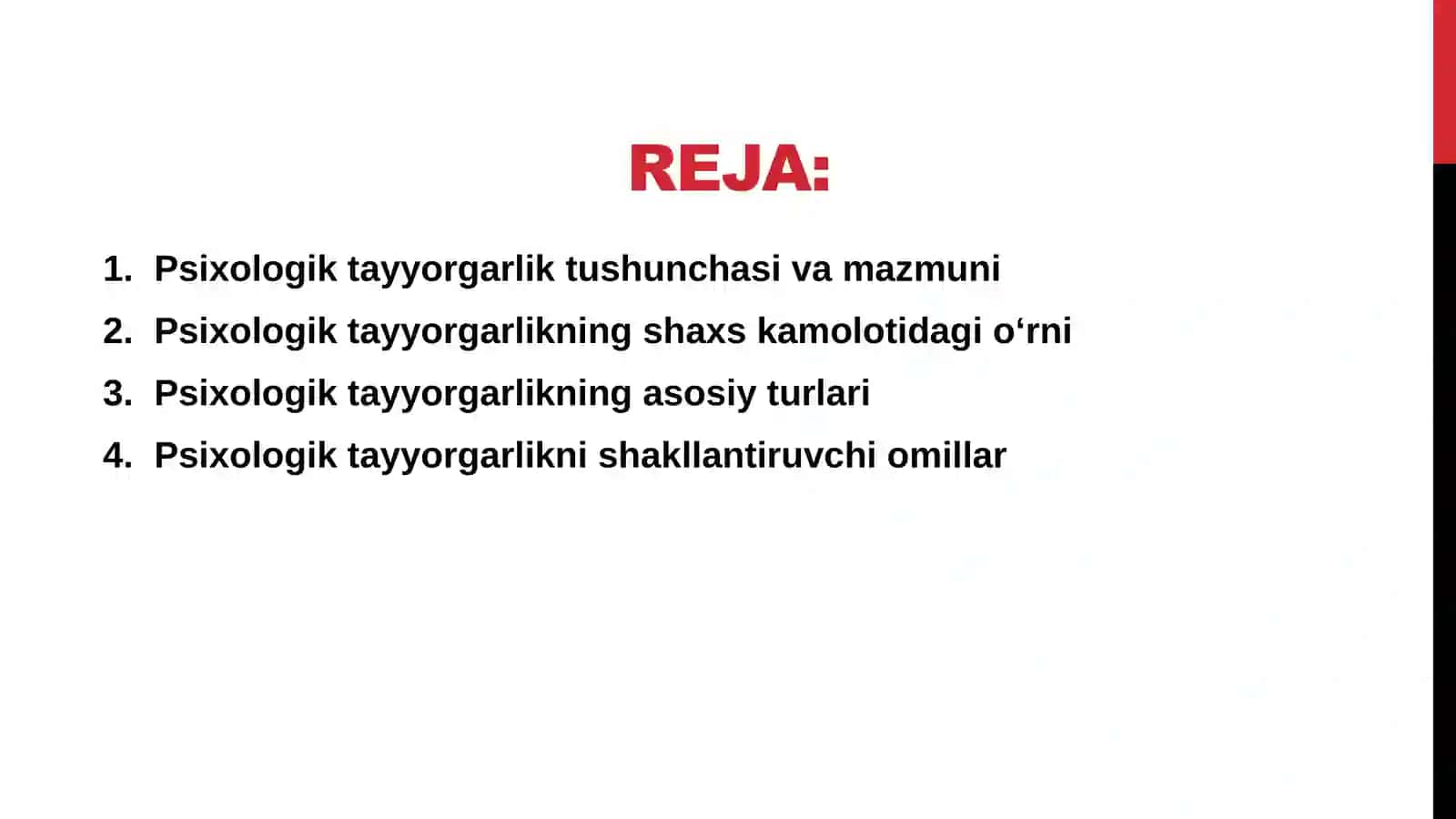 PSIXOLOGIK TAYYORGARLIK HAQIDA UMUMIY TUSHUNCHA 2
