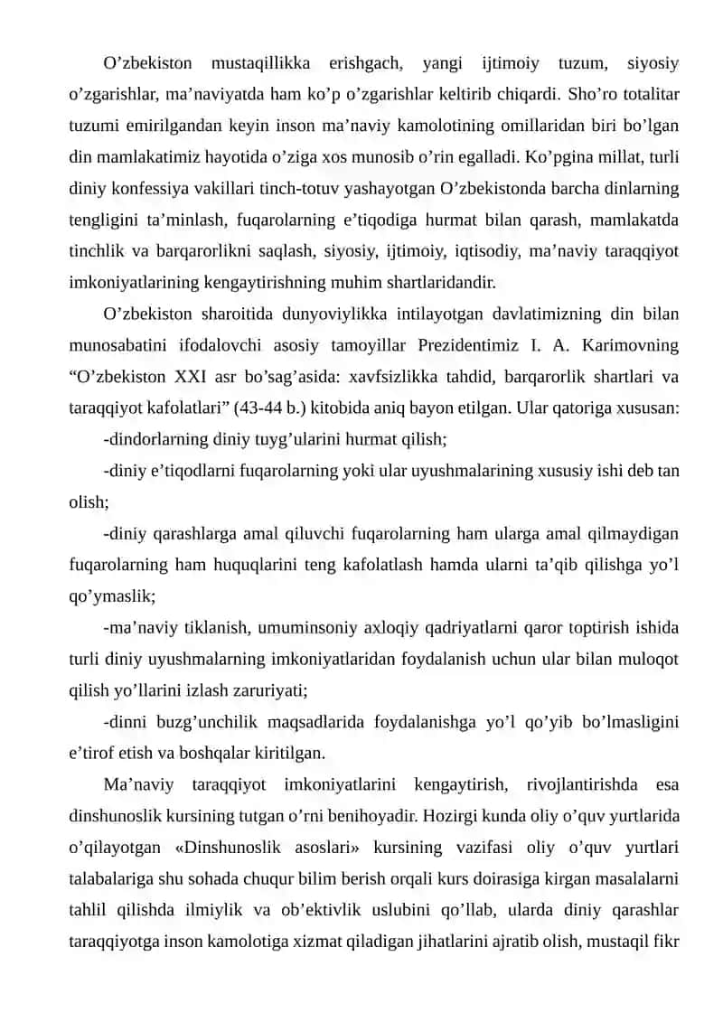 Din ijtimoiy madaniyat hodisa sifatidagi ahamiyati 2