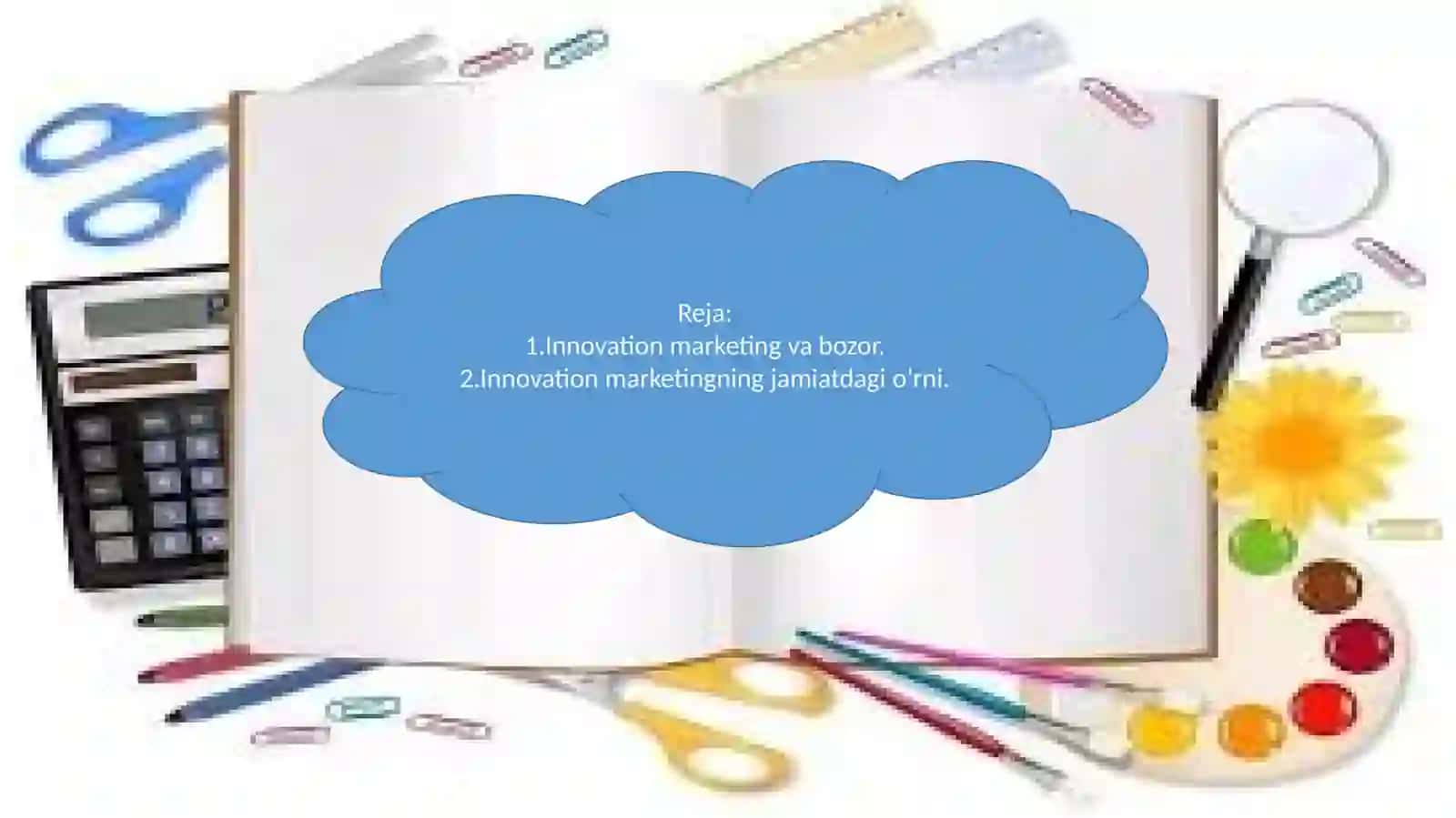 Reja: 1.Innovation marketingvabozor 2