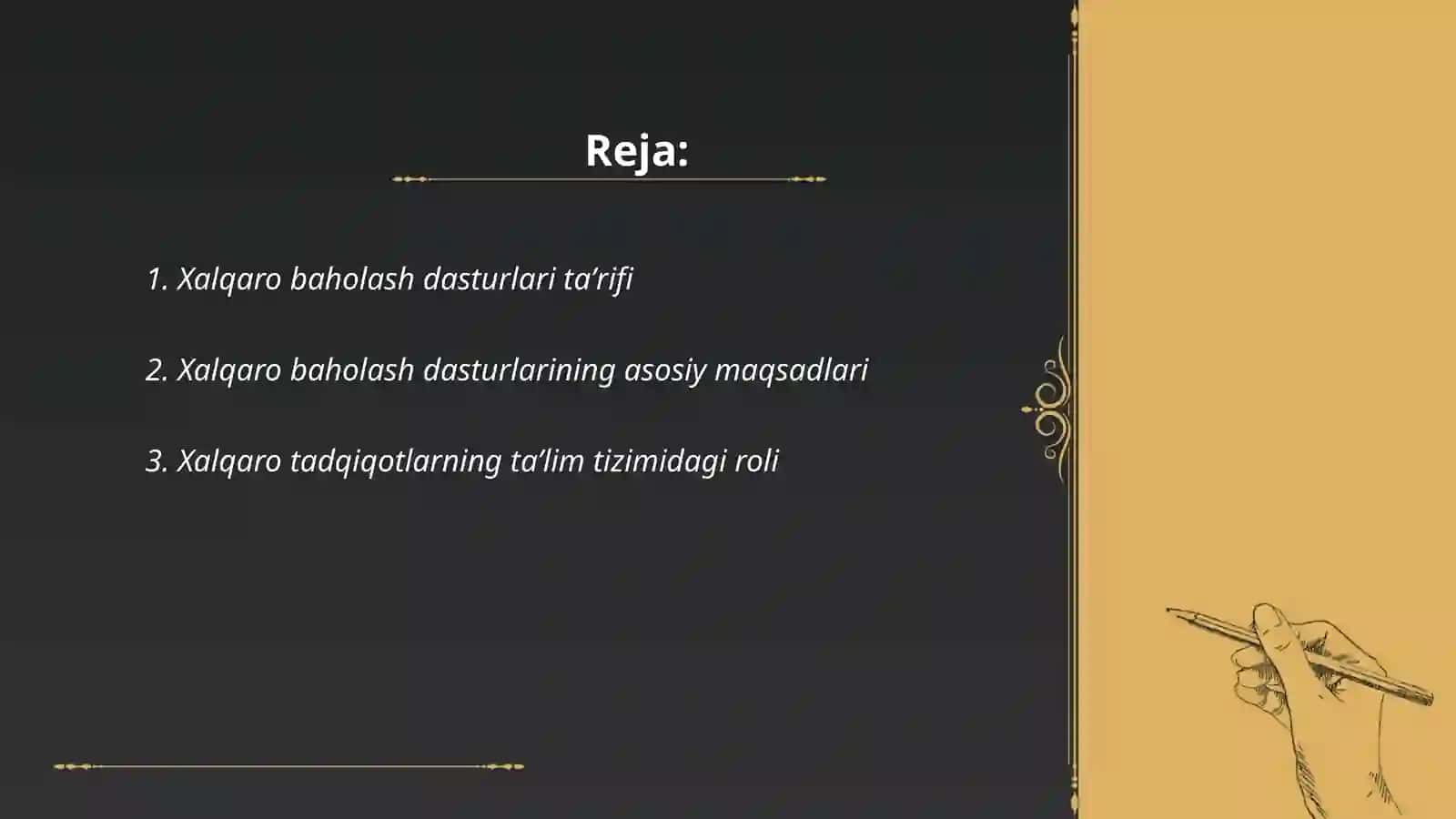 Xalqaro baholash dasturlari 2